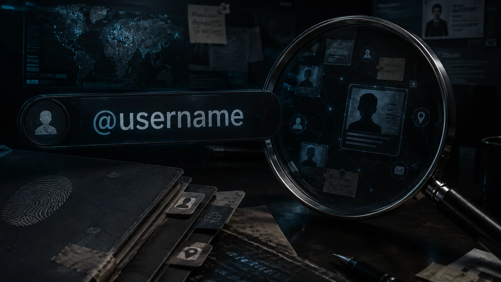 Searching for a person by username — OSINT digital footprint analysis