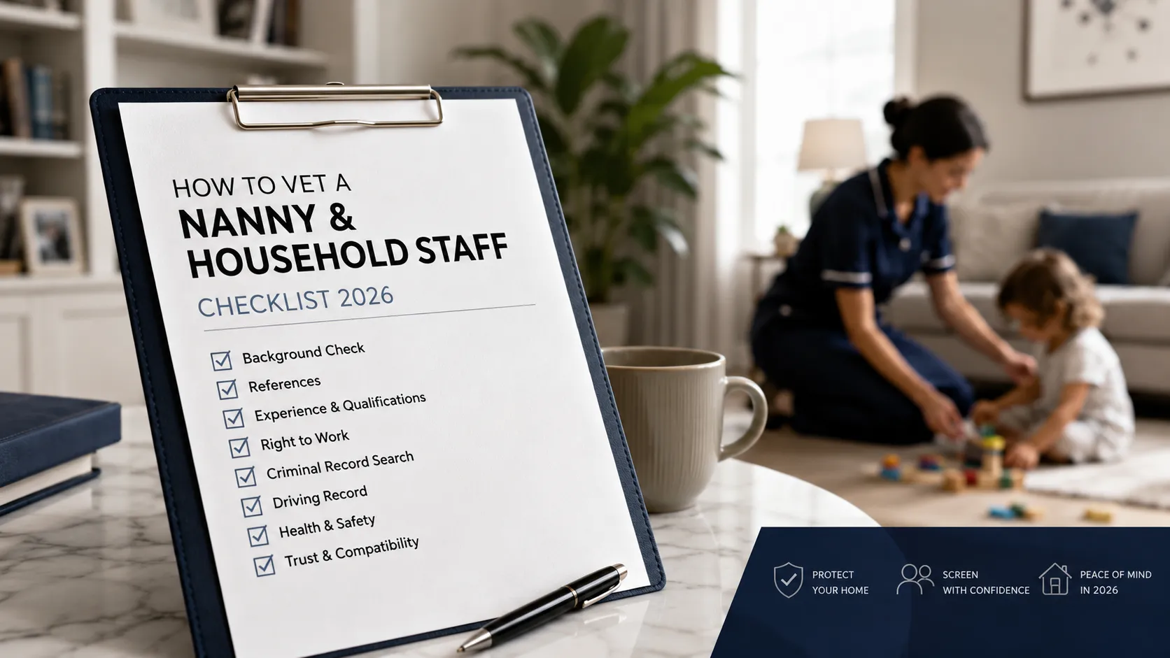 Vetting a nanny and household staff: state registers, documents and legal limits